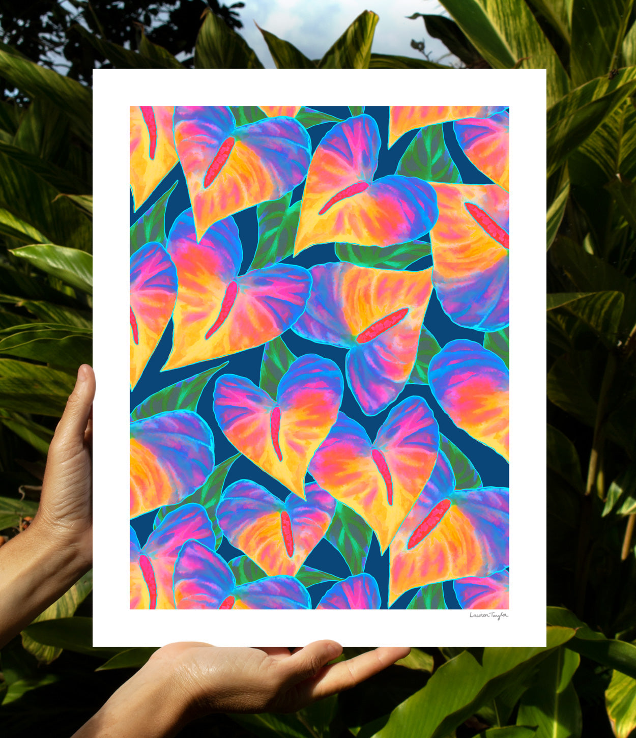 anthurium print ANTHURIUM BEAUTY ART PRINT
