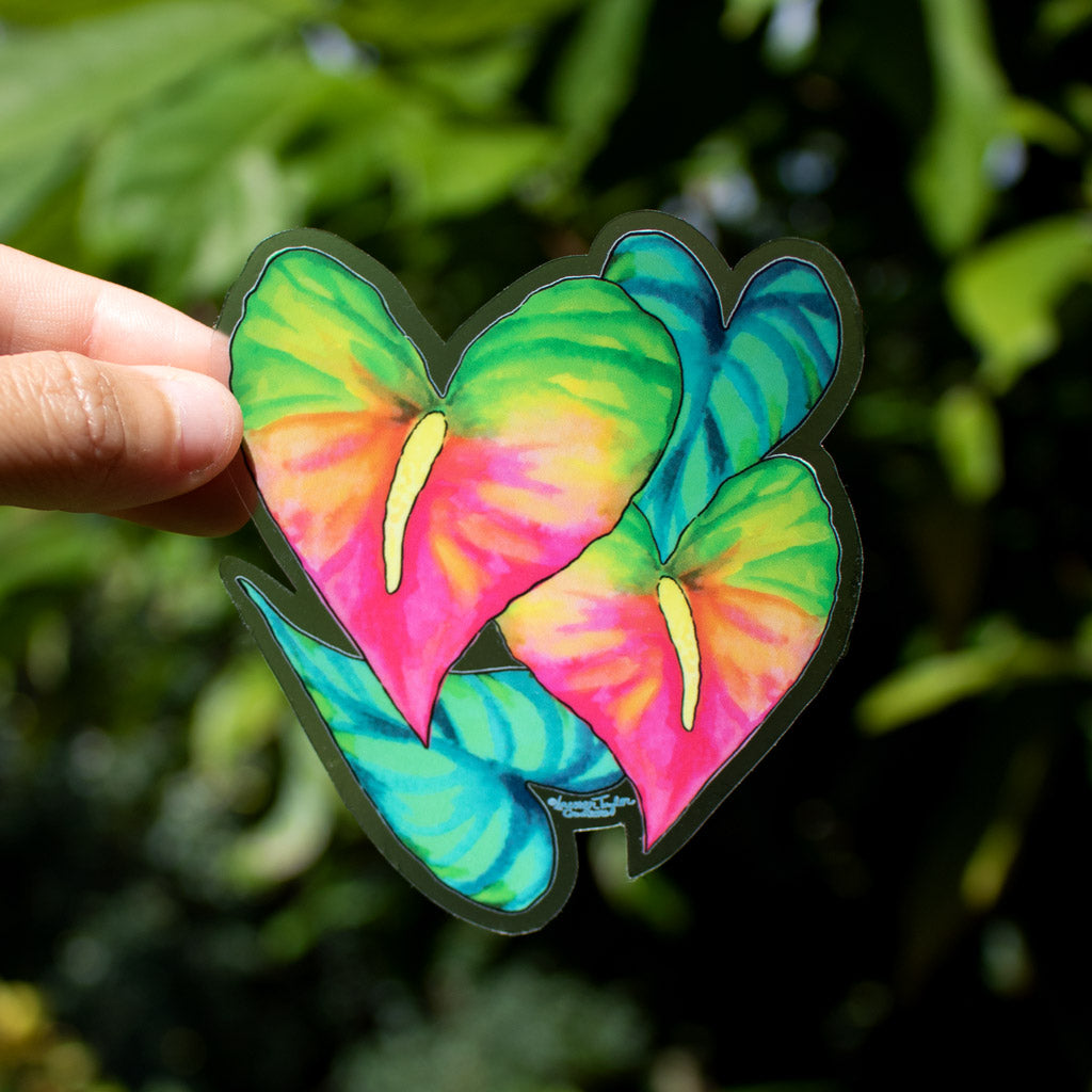 anthurium beauty ANTHURIUM BEAUTY CLEAR STICKER